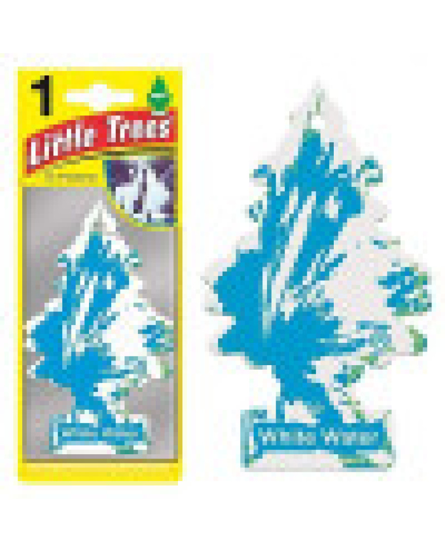 LITTLE TREES Hanging White Water Paper Car Air Rreshener | 10g